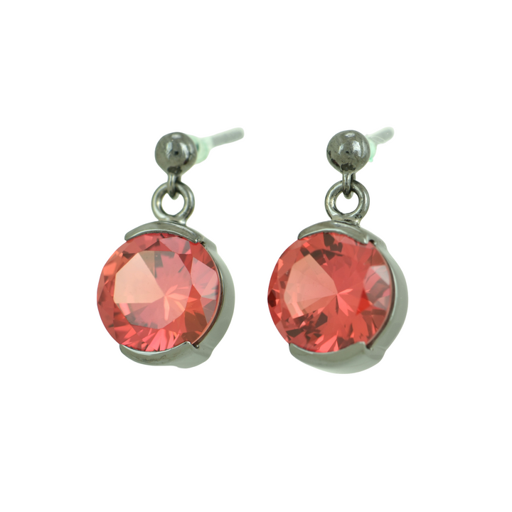 Padparadscha Sapphire Earrings