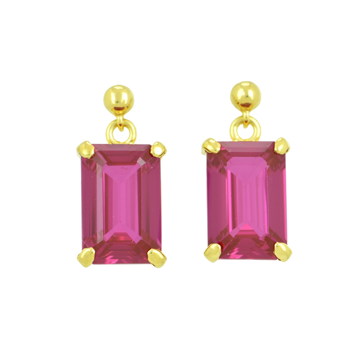 Parvati Pink Sapphire Earrings