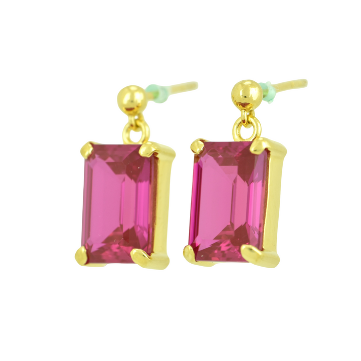 Parvati Pink Sapphire Earrings