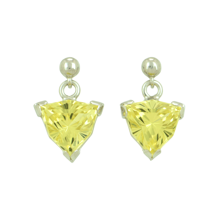 Yellow Sapphire Earrings