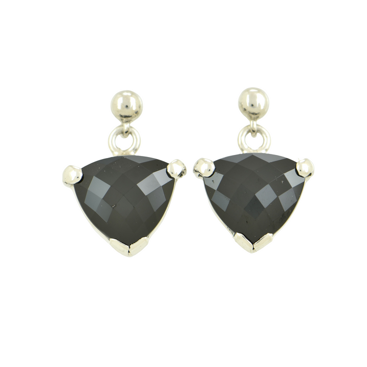 Black Spinel Earrings