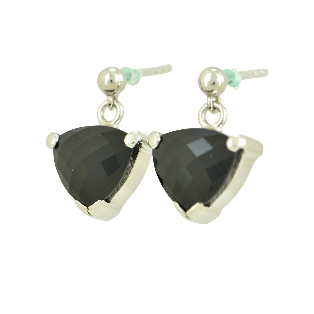 Black Spinel Earrings