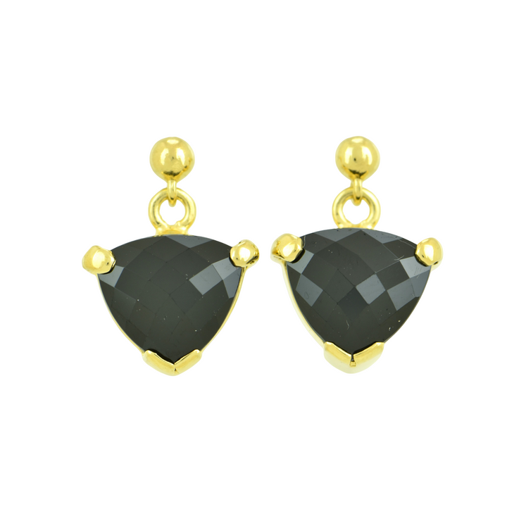 Black Spinel Earrings