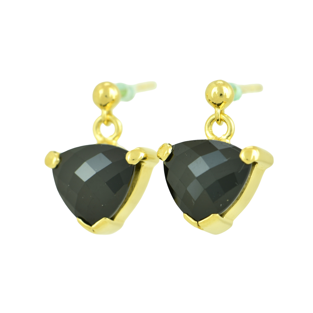 Black Spinel Earrings