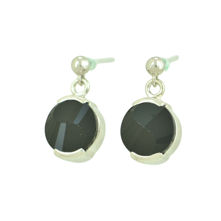 Black Spinel Earrings