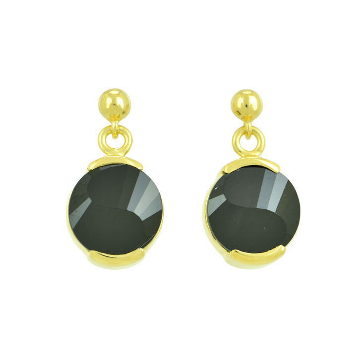 Black Spinel Earrings