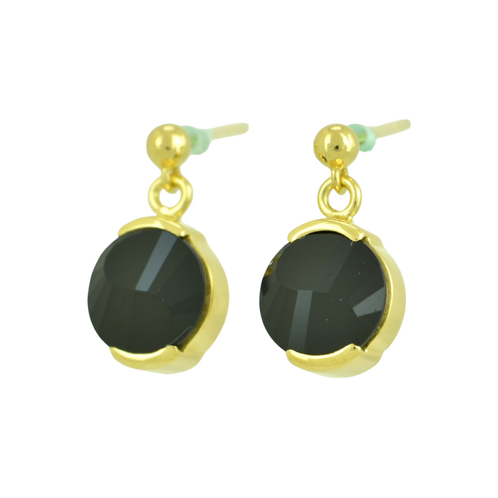 Black Spinel Earrings