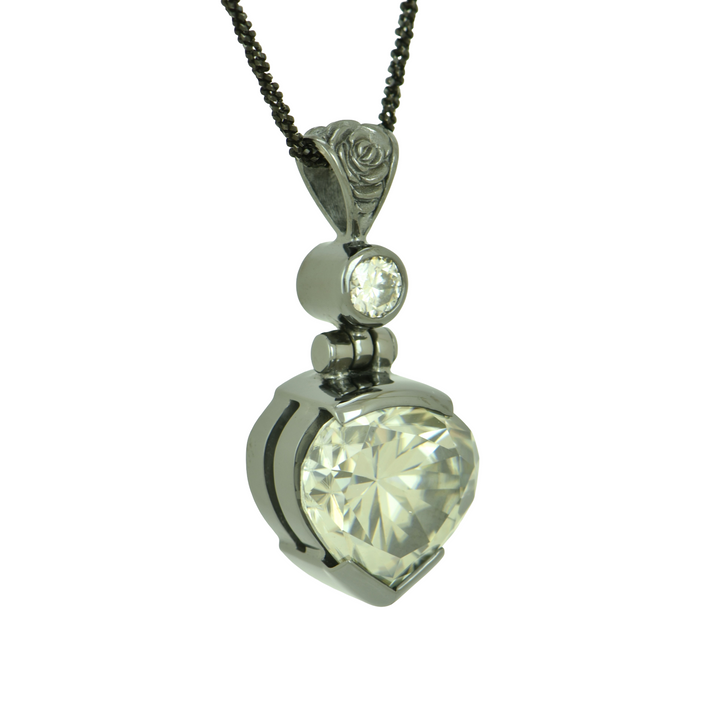 Titanium Moissanite Pendant