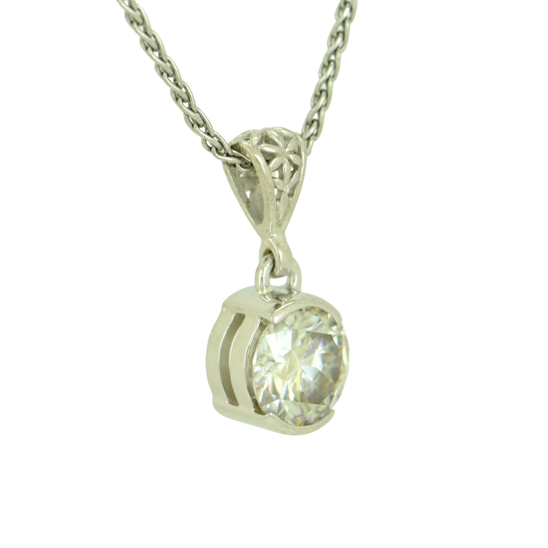 Titanium Moissanite Pendant