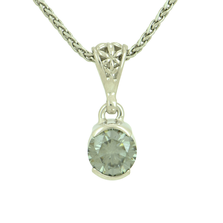 Titanium Moissanite Pendant