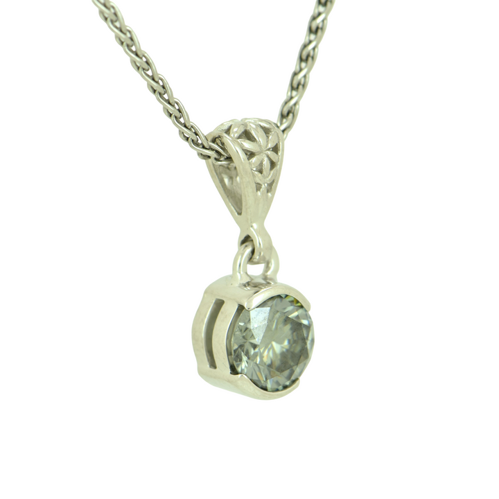 Titanium Moissanite Pendant