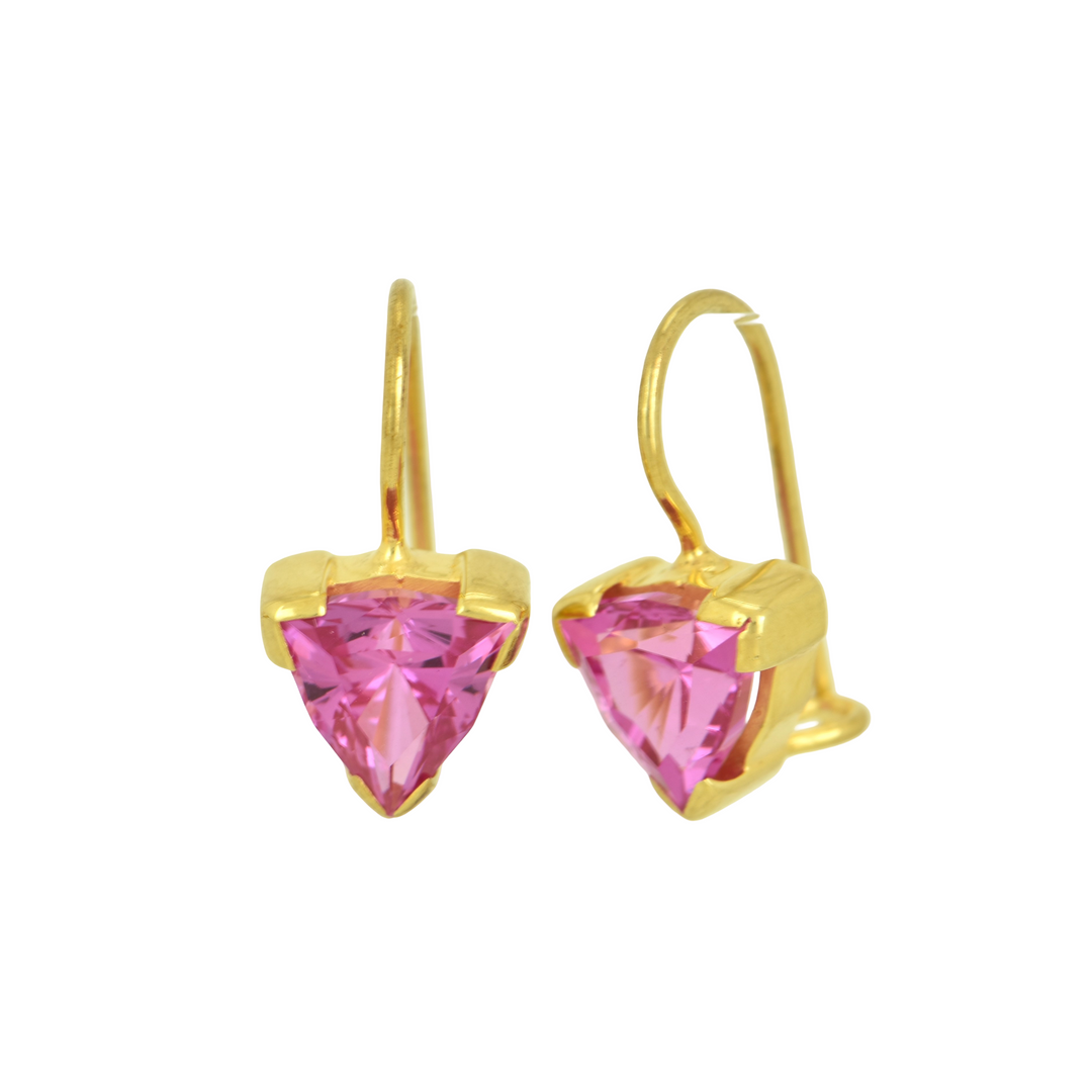 Shasta Pink Sapphire Earrings