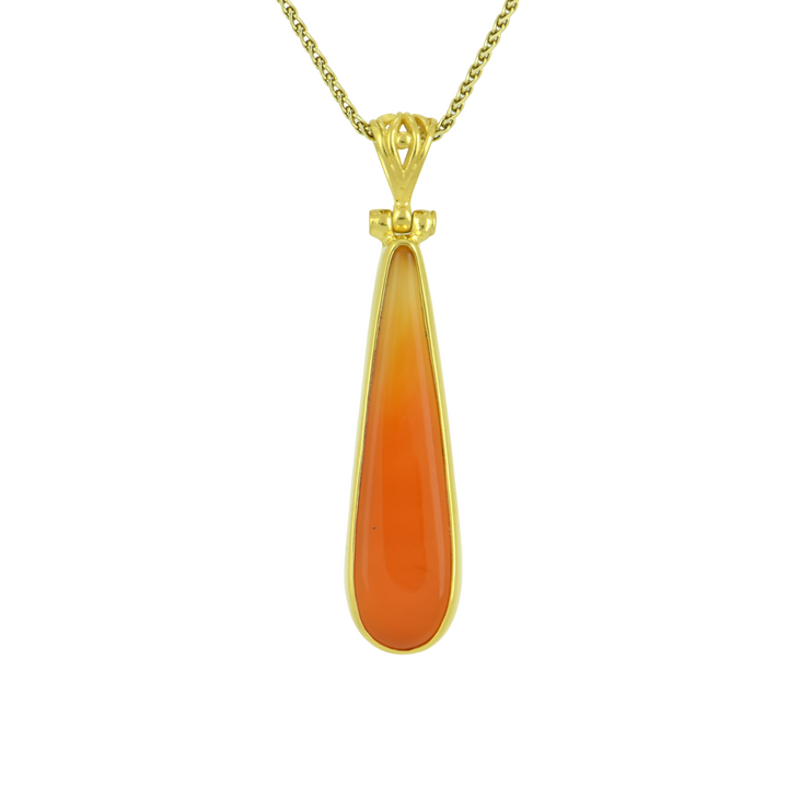 Orange Agate Pendant