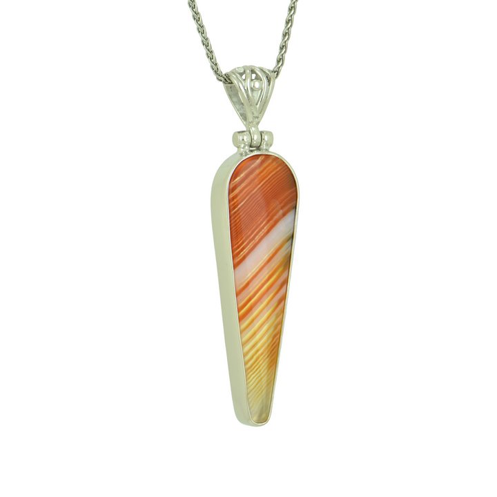 Orange Agate Pendant