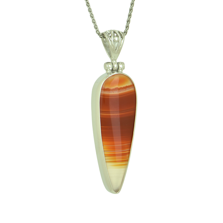Orange Agate Pendant