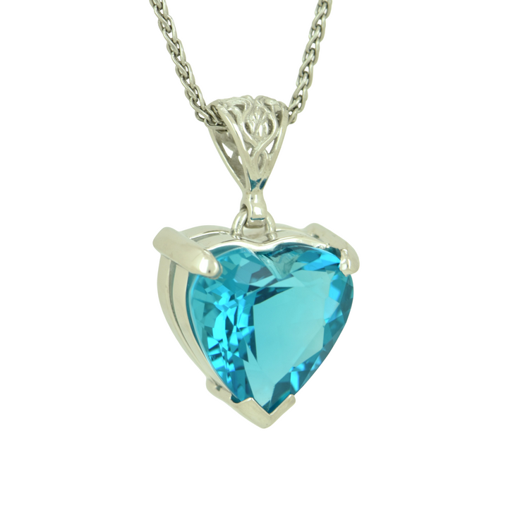 Blue Green Obsidian Pendant