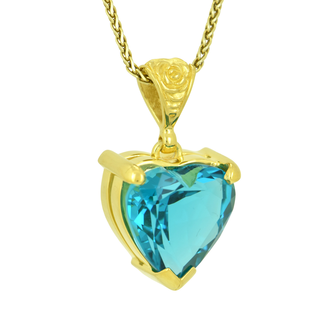 Blue Green Obsidian Pendant