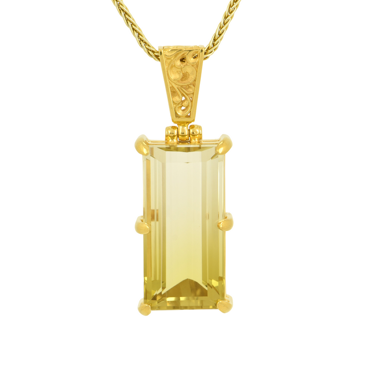Lemon Quartz Pendant