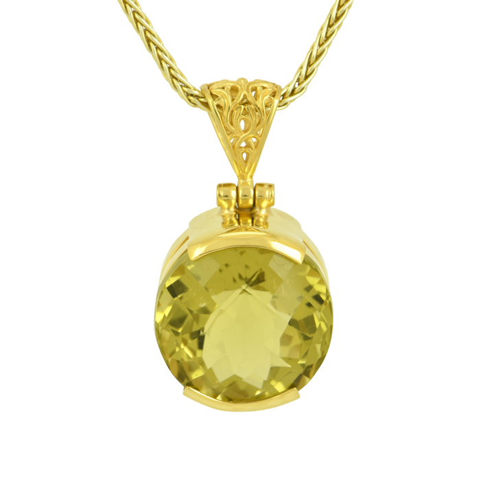 Lemon Quartz Pendant