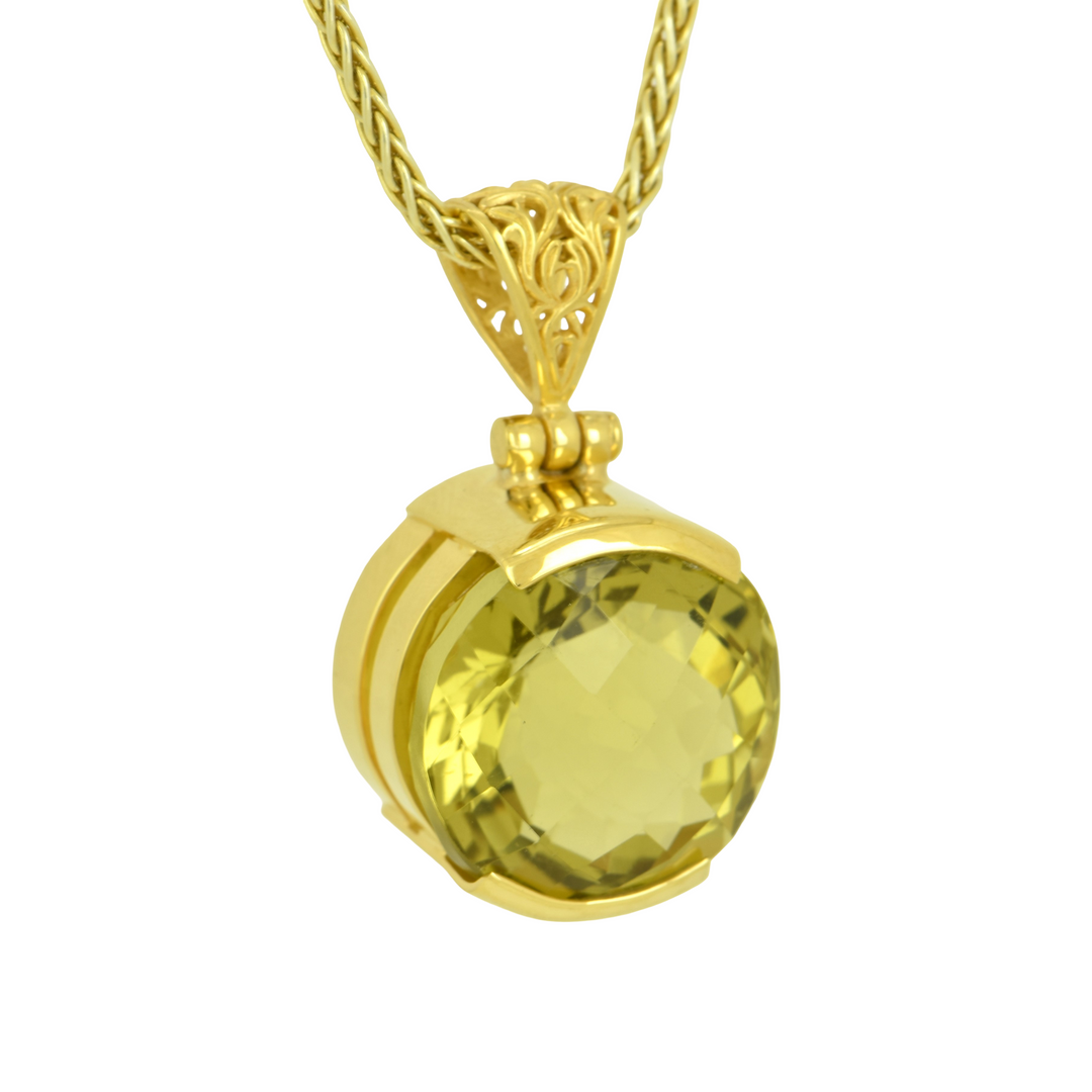 Lemon Quartz Pendant
