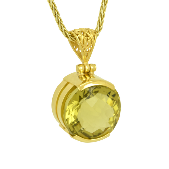 Lemon Quartz Pendant