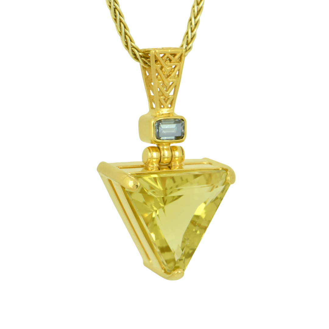 Lemon Quartz Pendant