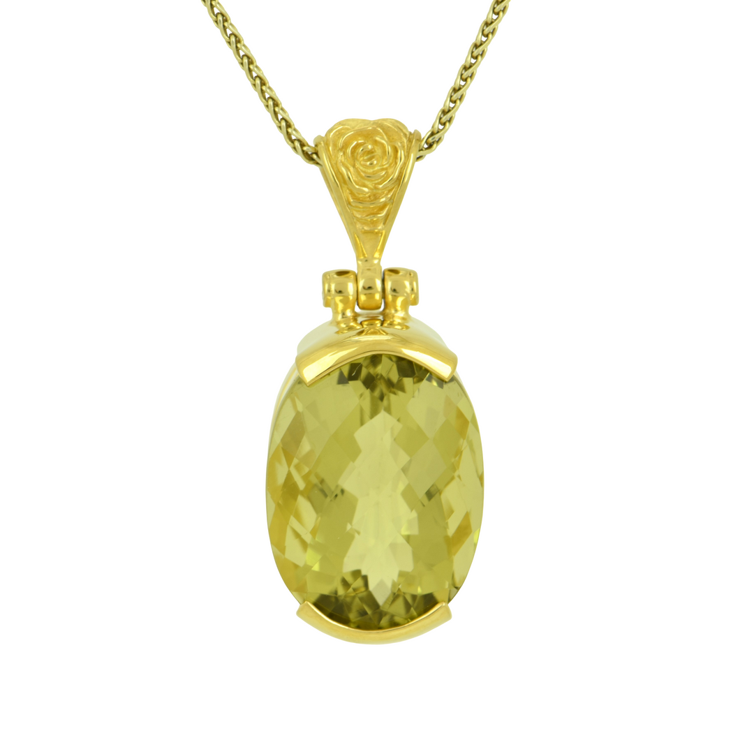 Lemon Quartz Pendant