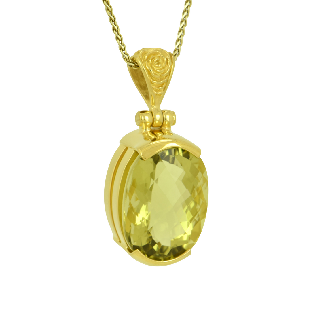 Lemon Quartz Pendant