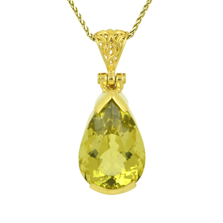 Lemon Quartz Pendant