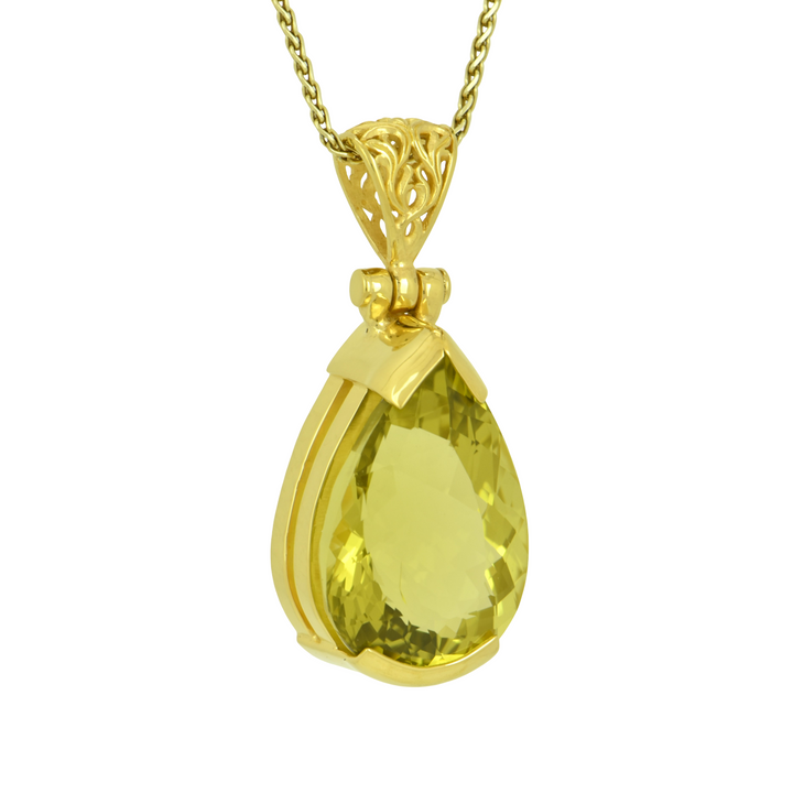 Lemon Quartz Pendant