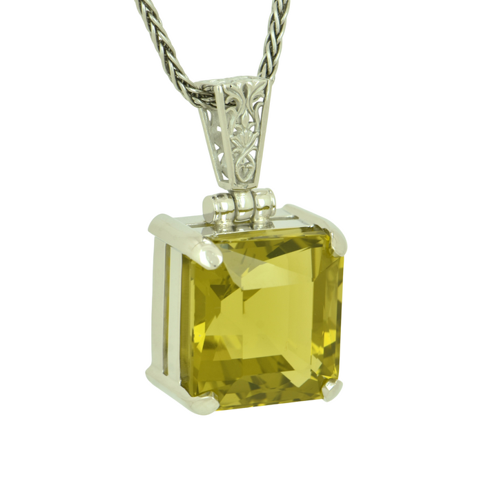 Lemon Quartz Pendant