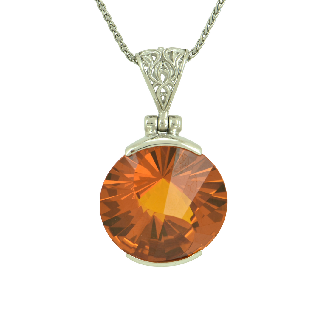Golden Hydro Quartz Pendant