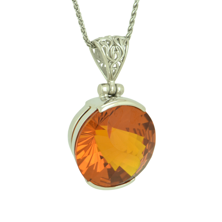 Golden Hydro Quartz Pendant