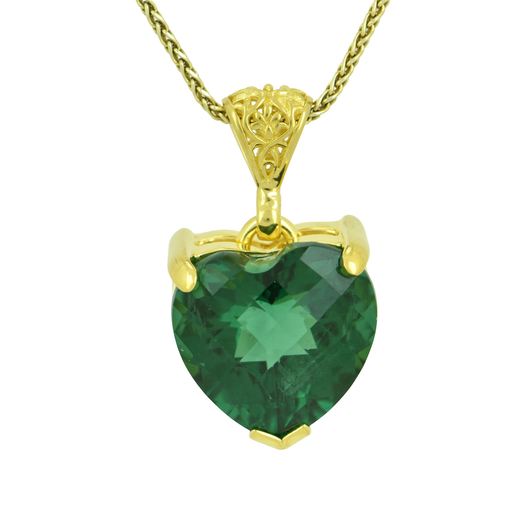 Green Hydro Quartz Pendant