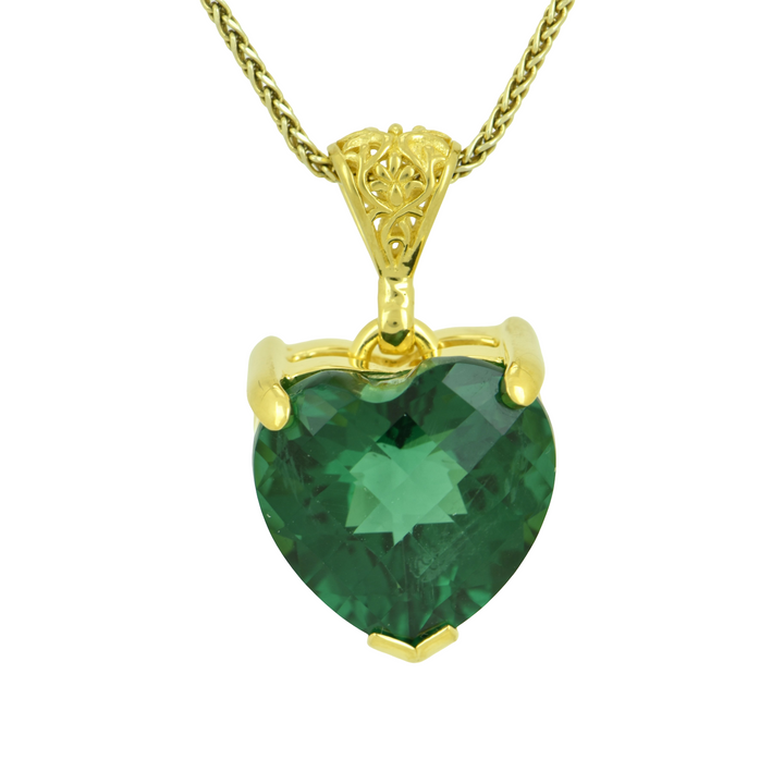 Green Hydro Quartz Pendant