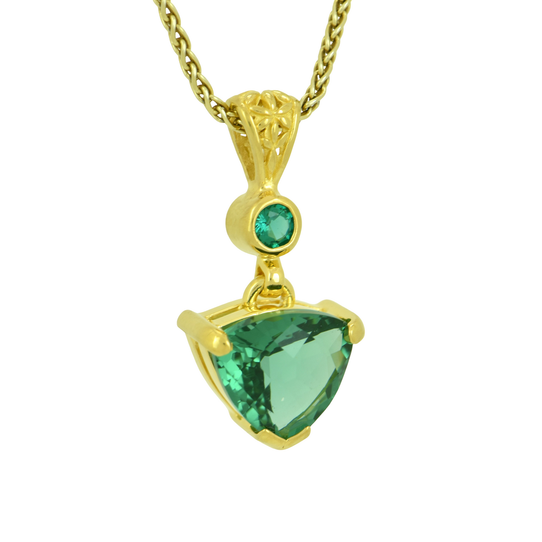 Green Hydro Quartz Pendant