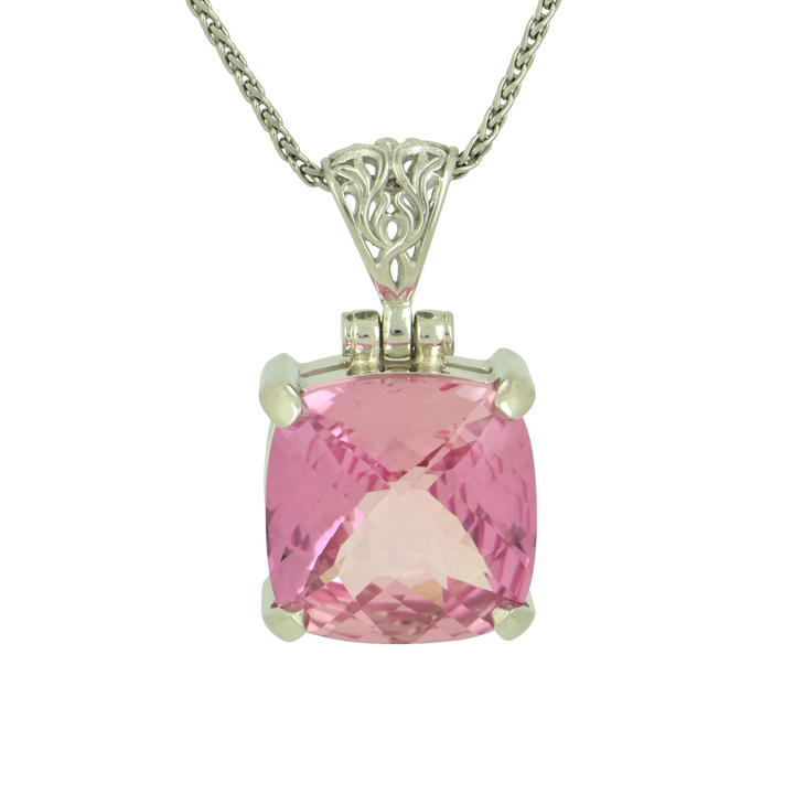 Imperial Pink Sapphire Pendant