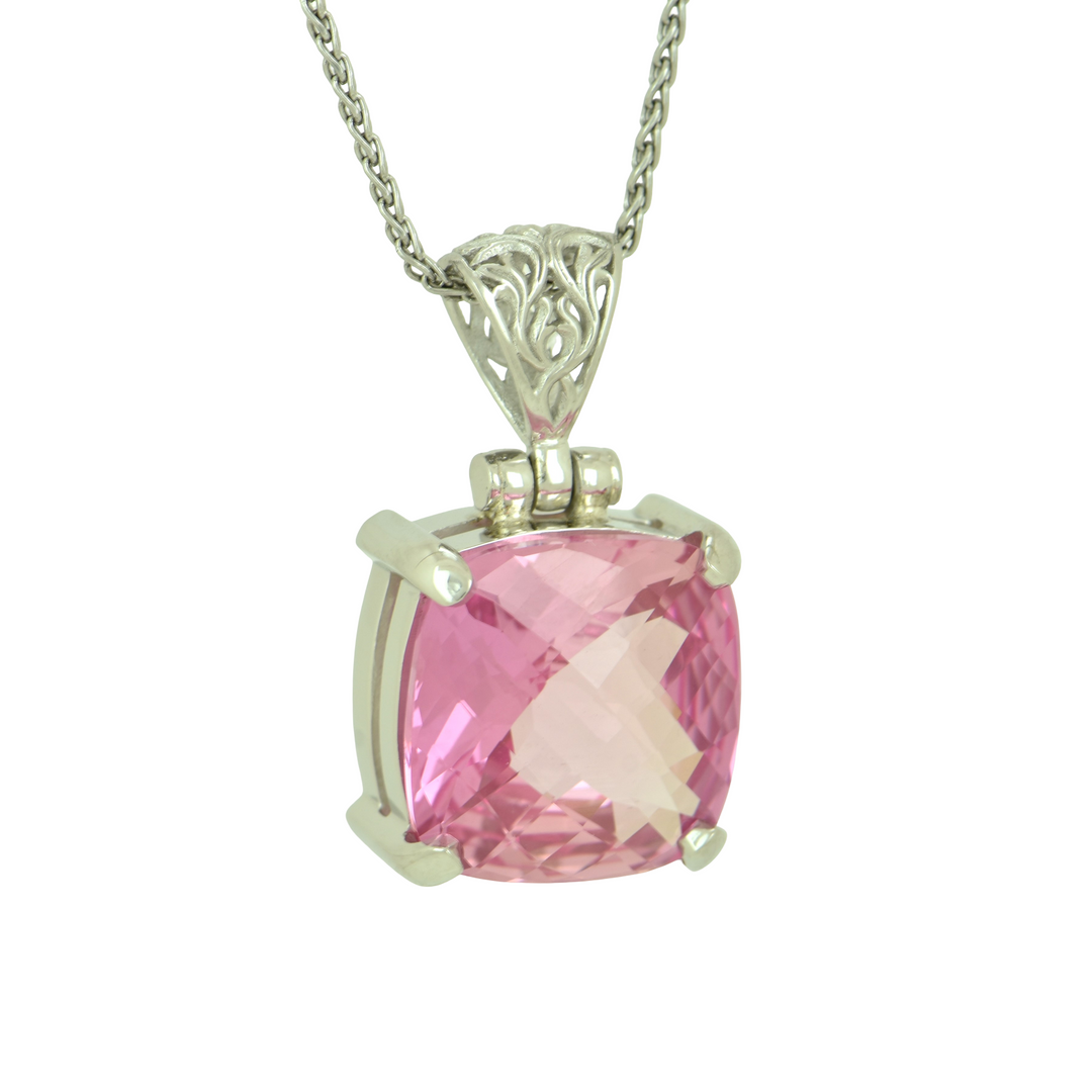 Imperial Pink Sapphire Pendant