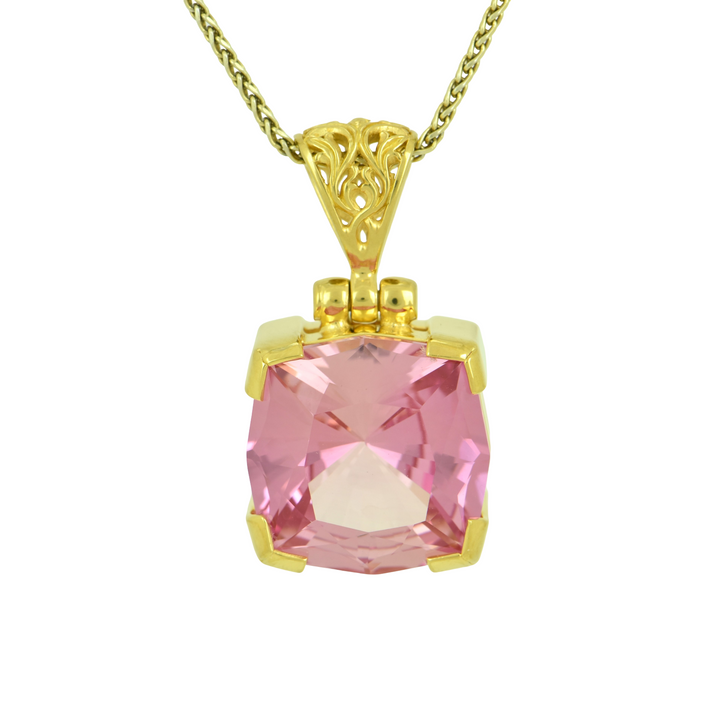 Imperial Pink Sapphire Pendant