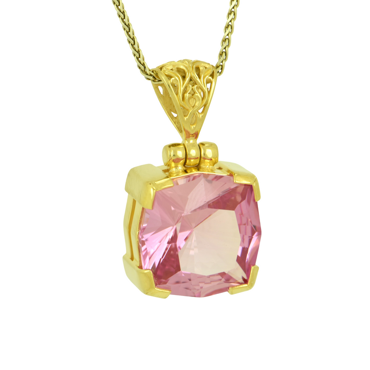 Imperial Pink Sapphire Pendant