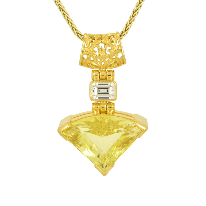 Yellow Sapphire Pendant