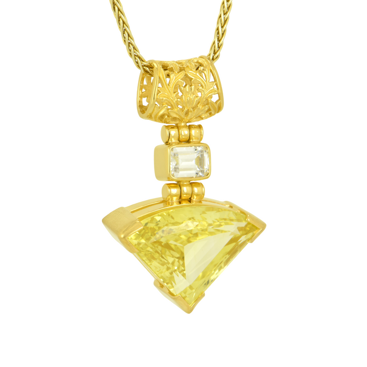 Yellow Sapphire Pendant