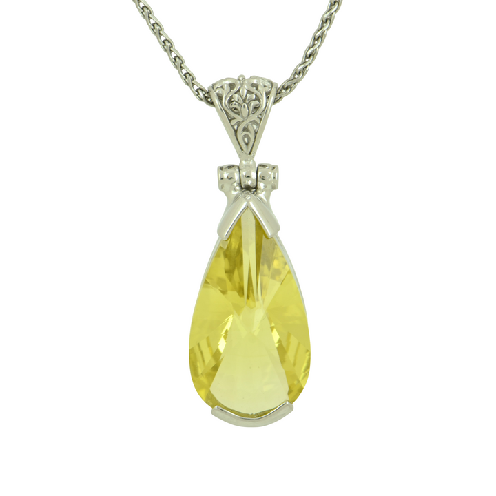Yellow Sapphire Pendant