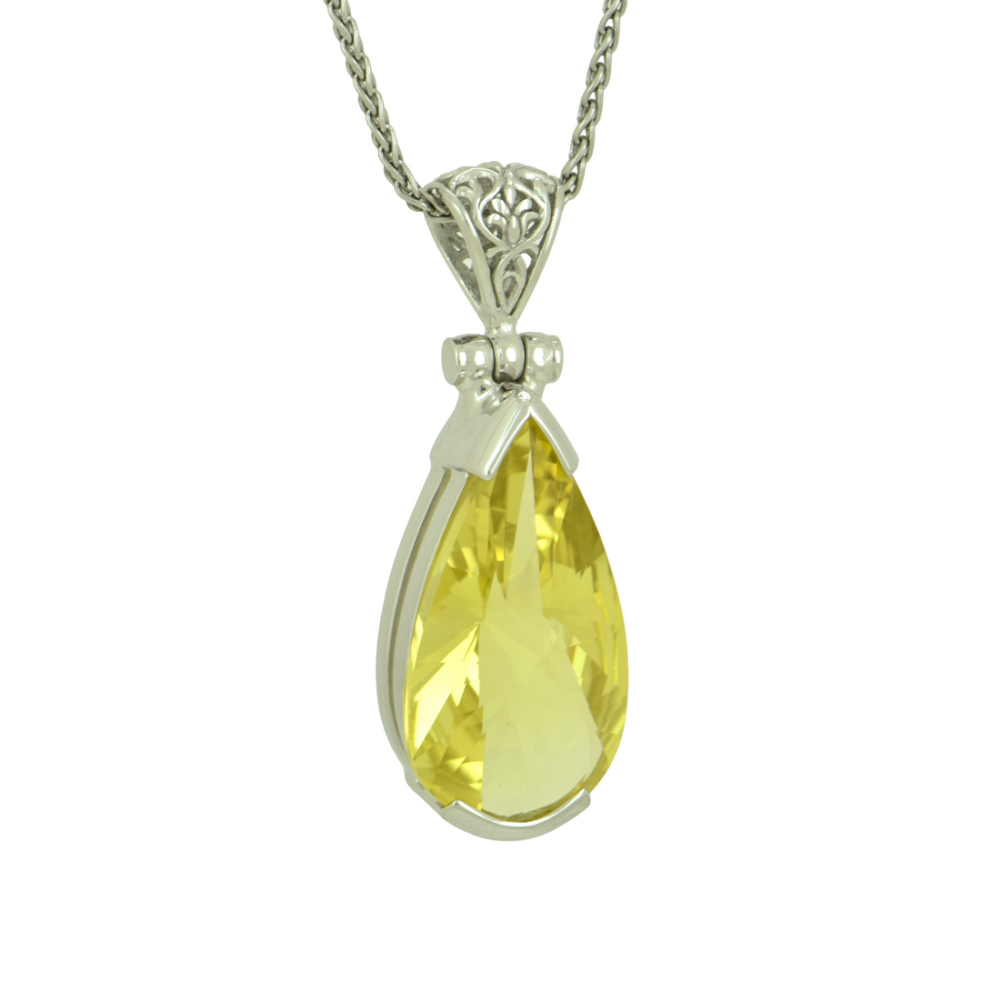 Yellow Sapphire Pendant