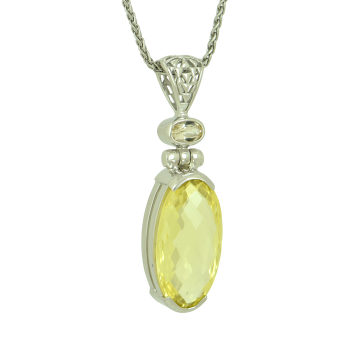 Yellow Sapphire Pendant