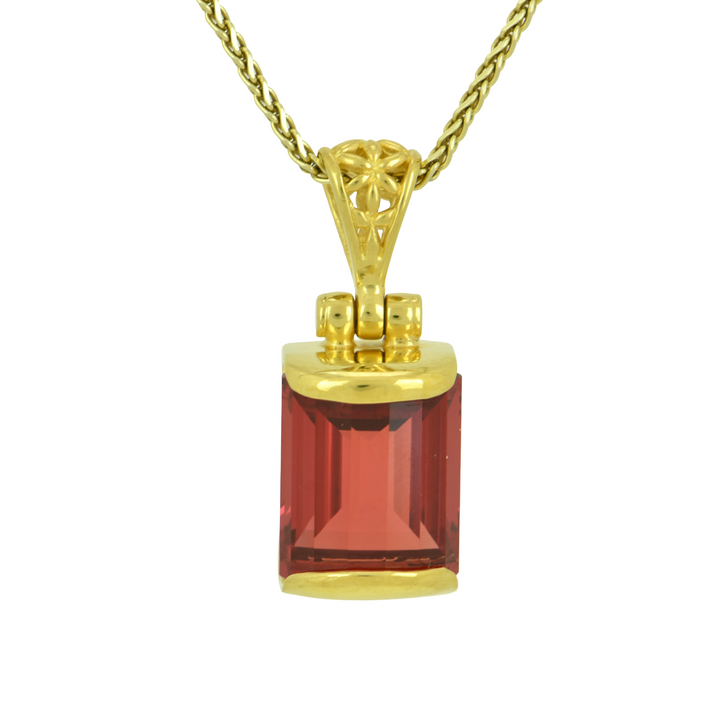 Padparadscha Sapphire Pendant