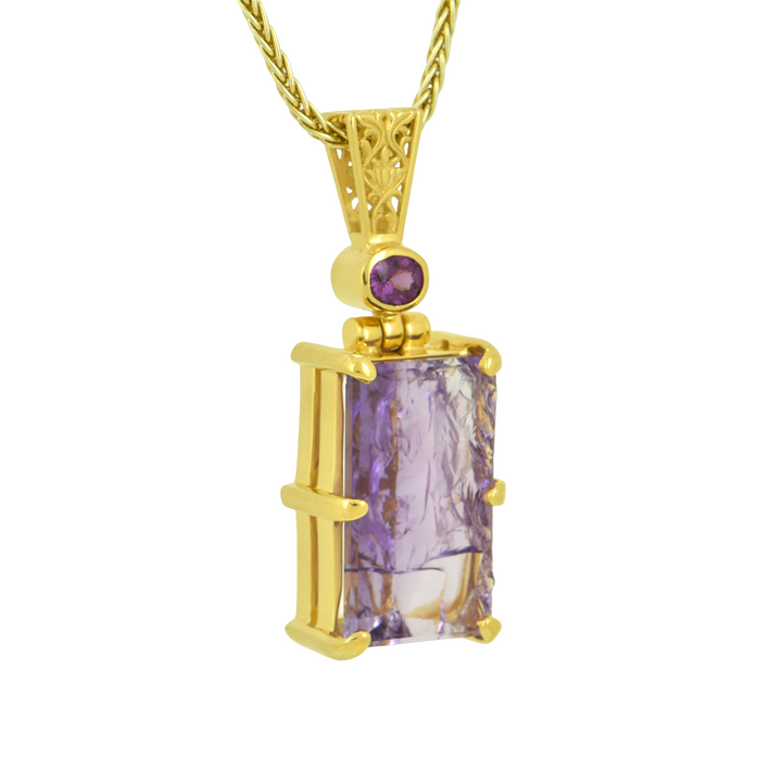 Lavender De Fleur Amethyst Angelic Reflections Pendant