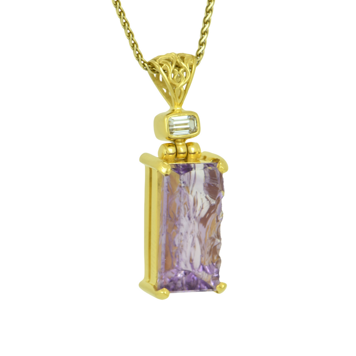 Lavender De Fleur Amethyst Angelic Reflections Pendant