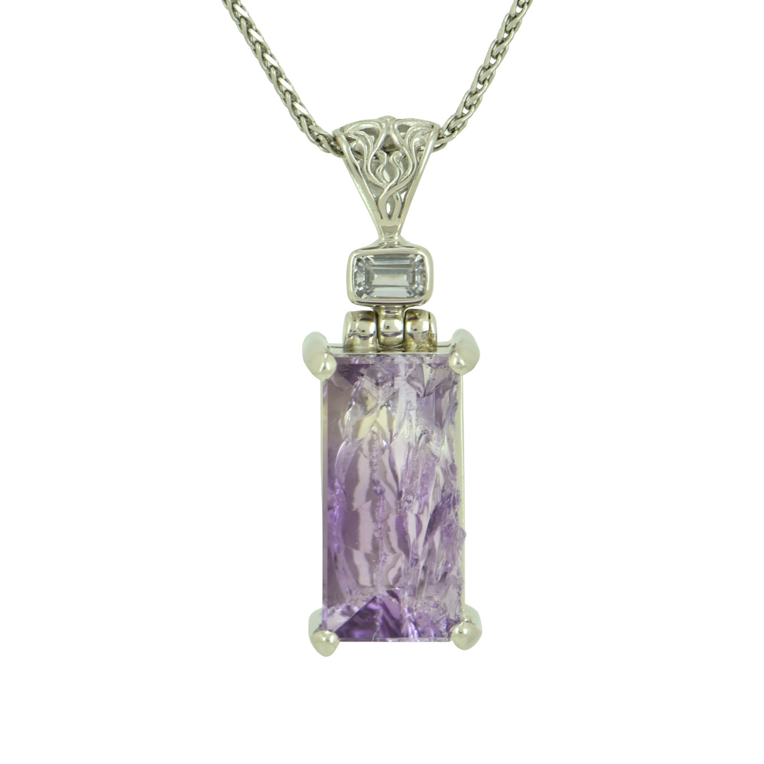 Lavender De Fleur Amethyst Angelic Reflections Pendant