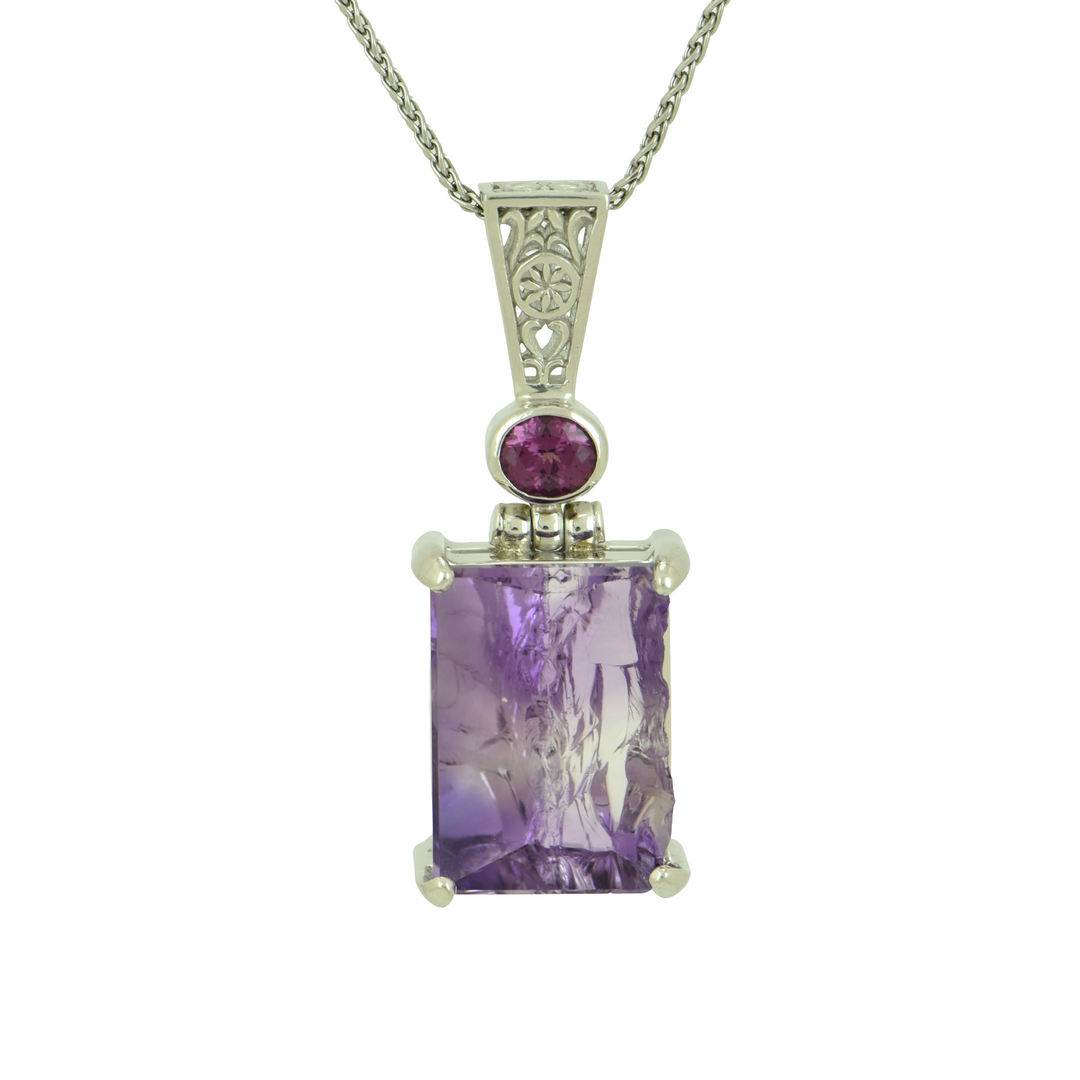 Lavender De Fleur Amethyst Angelic Reflections Pendant